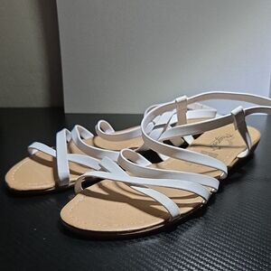White Strappy Sandals